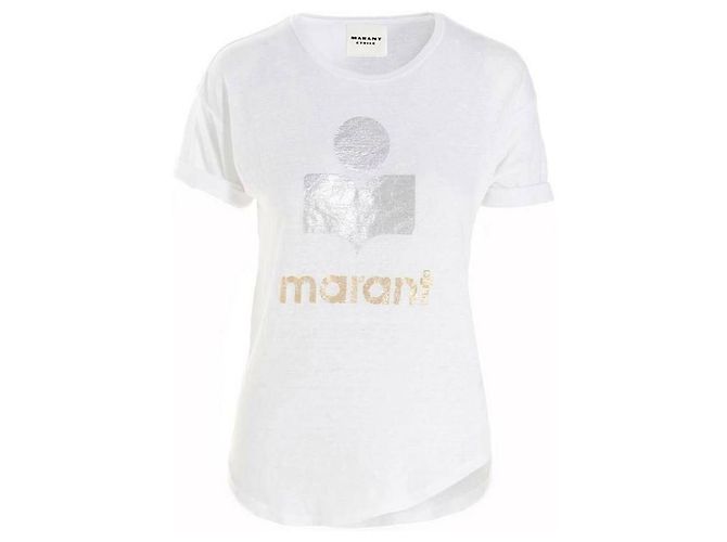 Isabel Marant T-Shirt mit kurzen Ärmeln Weiß - Ansicht 4