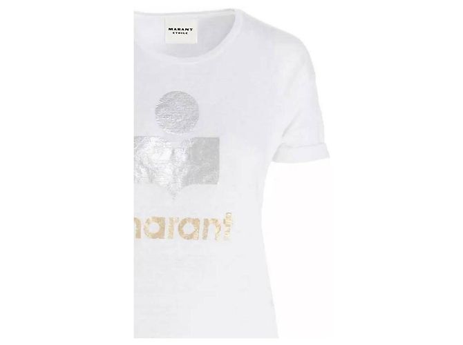 Isabel Marant T-Shirt mit kurzen Ärmeln Weiß - Ansicht 6