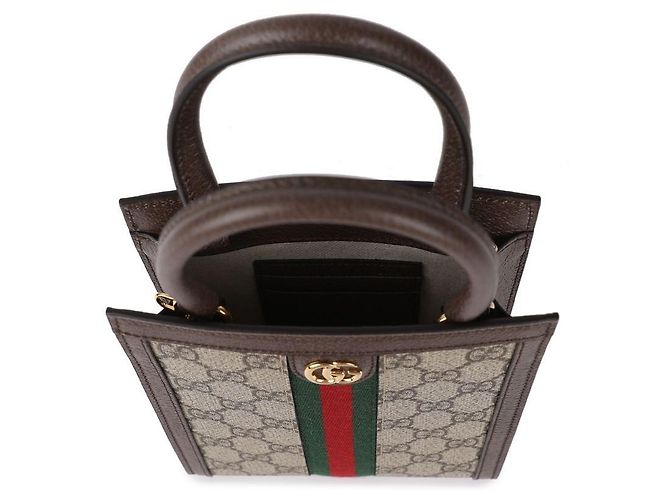 Gucci Borsa Tote Mini Ophidia GG - vista 7