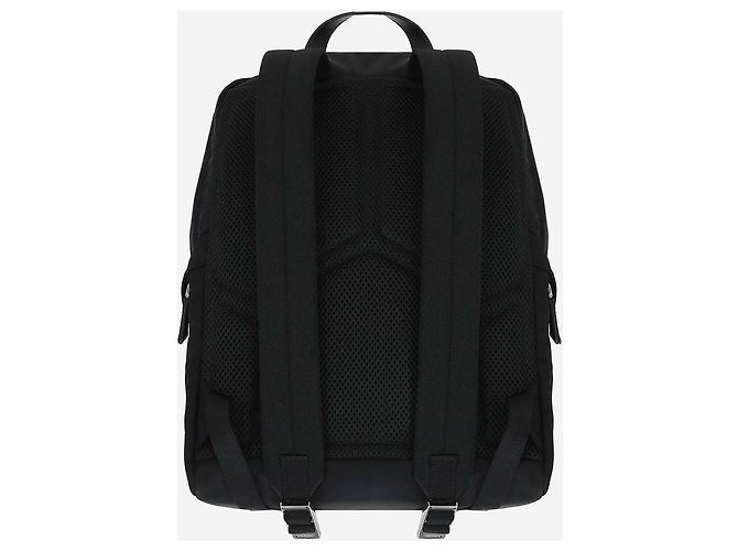 Prada Nylon Saffiano Leather Backpack - view 5