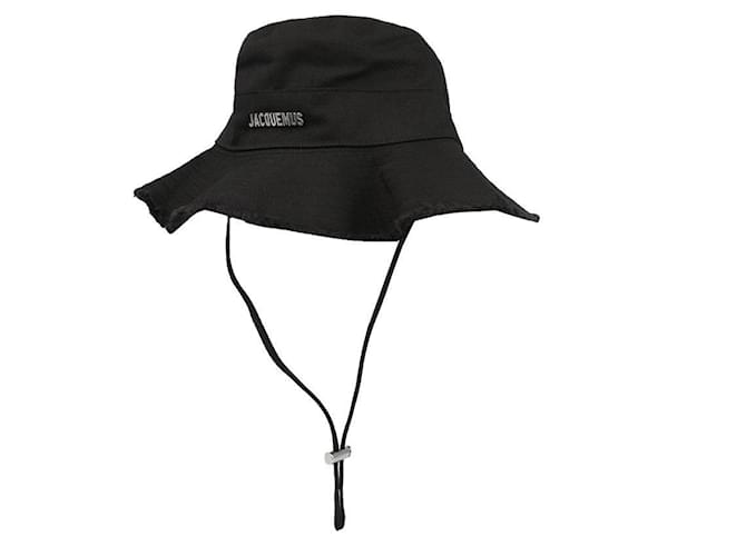 Jacquemus Artischocken-Bucket-Hat Schwarz - Ansicht 4