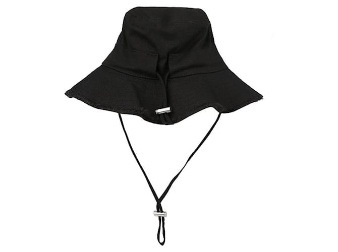 Jacquemus Artischocken-Bucket-Hat Schwarz - Ansicht 5