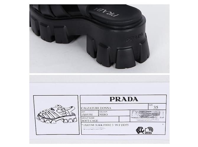 Prada Sandali in gomma Nero - vista 14