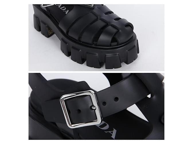 Prada Sandali in gomma Nero - vista 5