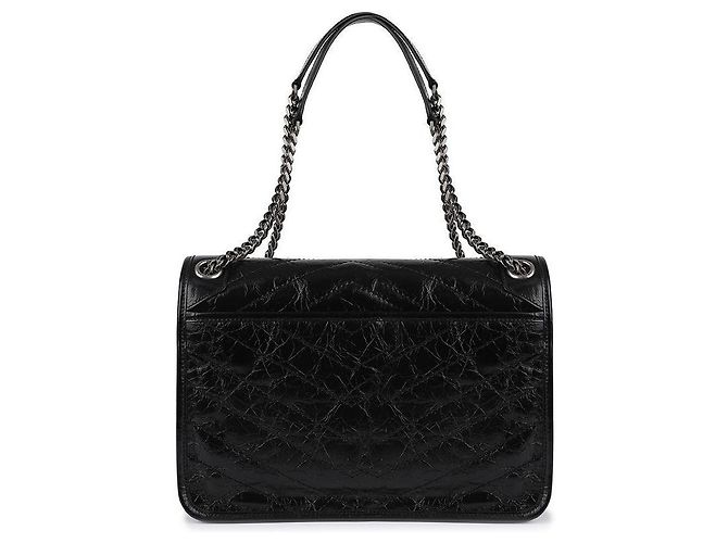 Saint Laurent Vintage Schultertasche mittel Schwarz - Ansicht 5