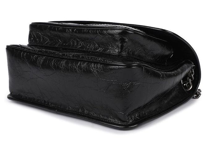Saint Laurent Vintage Schultertasche mittel Schwarz - Ansicht 6