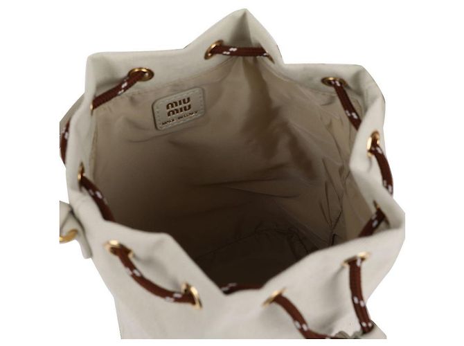 Miu Miu Bolso de Gabardina para Mujeres - vista 8