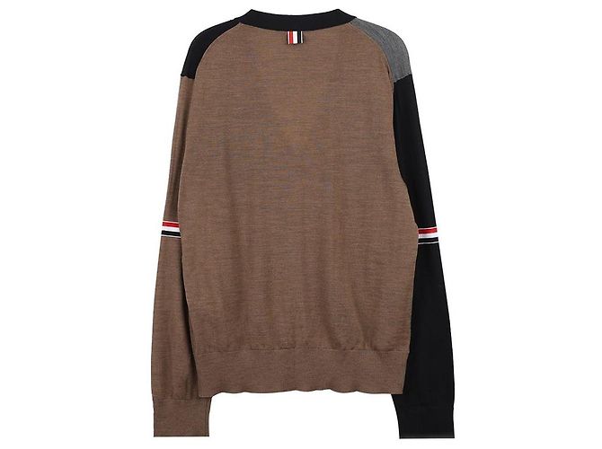 Thom Browne Cardigan Blu - vista 4