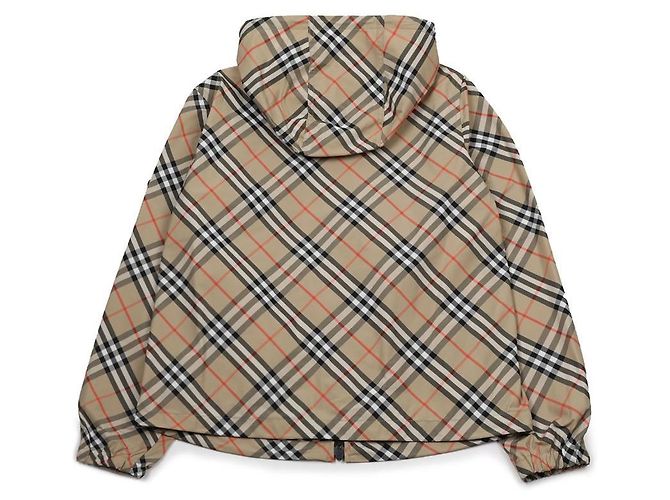 Burberry Chaqueta con capucha Check Castaño - vista 4