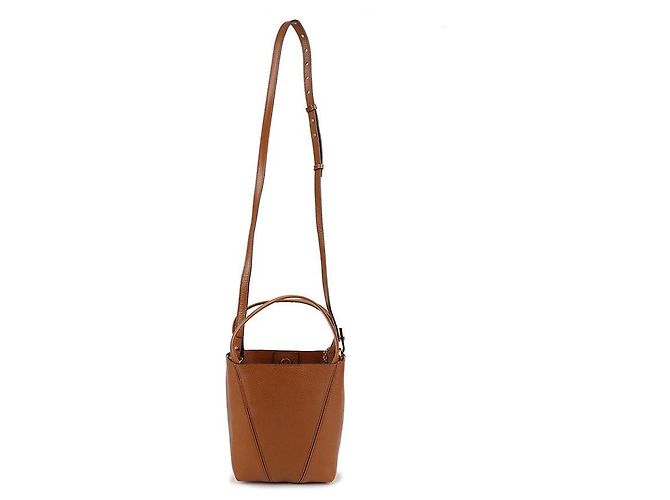 Chloé Petit sac cabas Spin Marron - vue 5