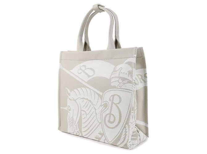 Burberry Borsa Tote Piccola Equestre Night - vista 5