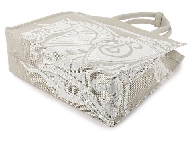 Burberry Borsa Tote Piccola Equestre Night - vista 7