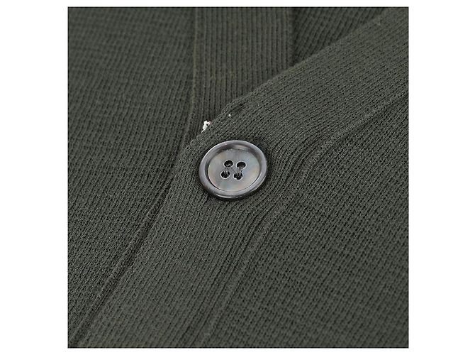 Thom Browne Cardigan a Righe con Punto Marrone - vista 7