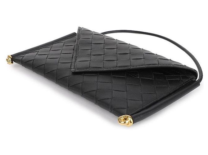 Bottega Veneta Mini borsa a spalla Intrecciato Nero - vista 6