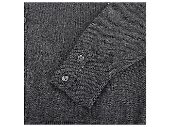 Thom Browne Herren Cardigan mit V-Ausschnitt in Relaxed Fit Braun - Ansicht 7