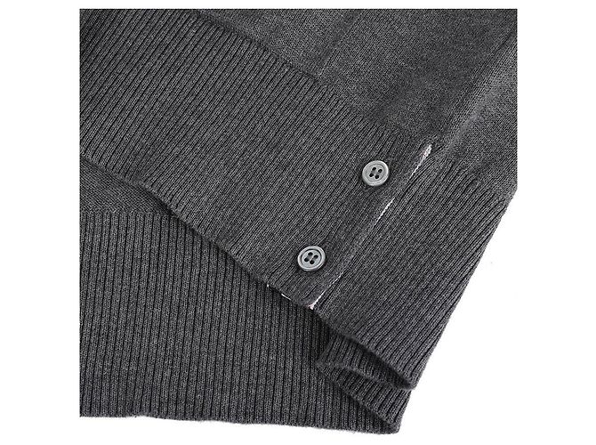 Thom Browne Herren Cardigan mit V-Ausschnitt in Relaxed Fit Braun - Ansicht 9