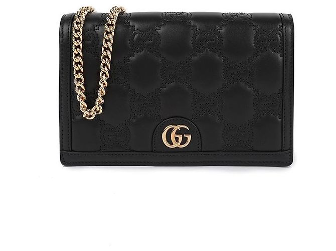 Gucci Borsa a catena trapuntata Nero - vista 3