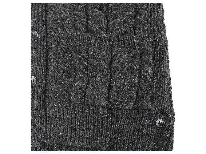 Thom Browne Wollcardigan mit schrägem Stehkragen - Ansicht 8