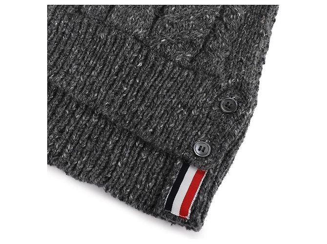 Thom Browne Wollcardigan mit schrägem Stehkragen - Ansicht 9