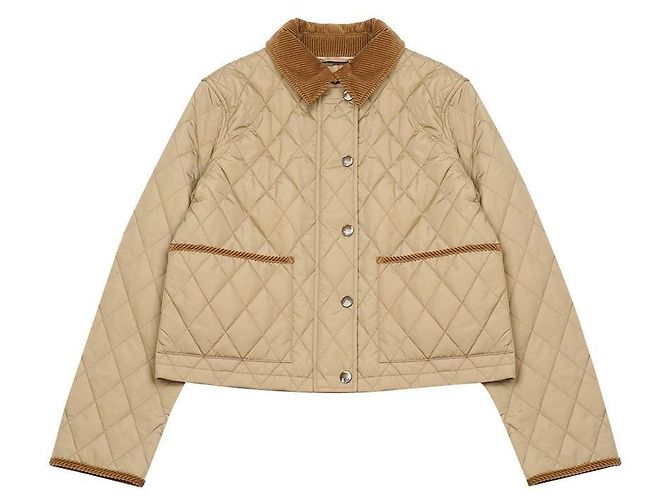 Burberry Chaqueta de nylon acolchada corta Castaño - vista 3