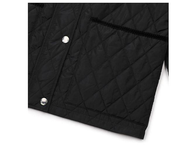 Burberry Gepolsterte Nylon-Halbjacke Schwarz - Ansicht 7
