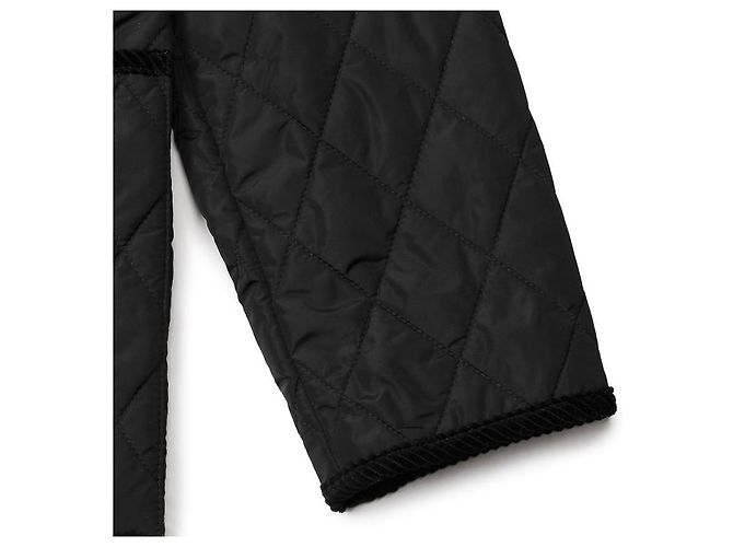 Burberry Gepolsterte Nylon-Halbjacke Schwarz - Ansicht 8