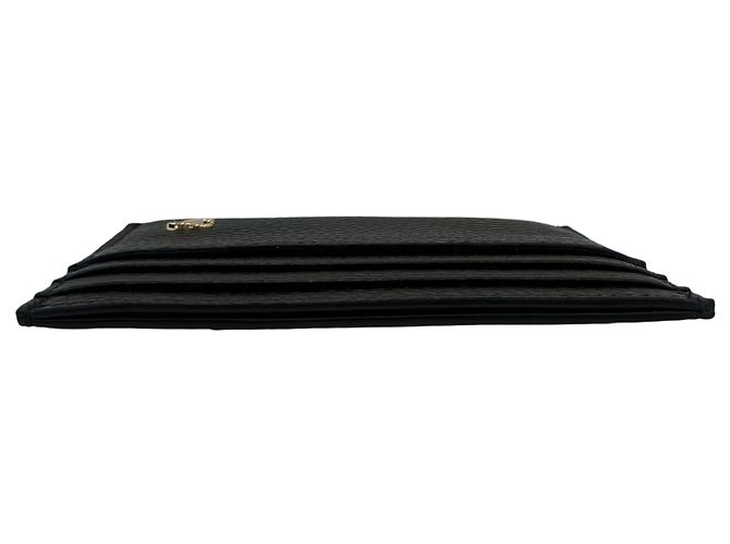 Chanel Portacarte da uomo con hardware dorato nero - vista 11