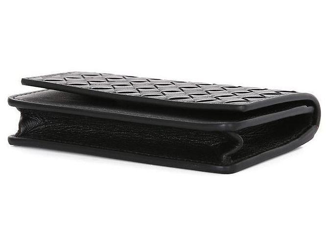 Bottega Veneta Portafoglio con flap Intrecciato Nero - vista 5