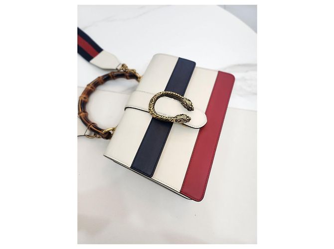 Gucci Borsa tote e a spalla Dionysus in bambù Blu - vista 17