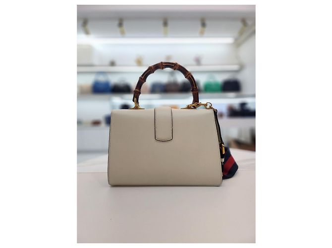 Gucci Borsa tote e a spalla Dionysus in bambù Blu - vista 5