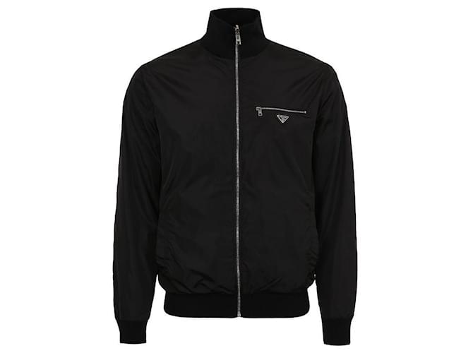 Prada Nylon Blouson Jacket Black - view 7