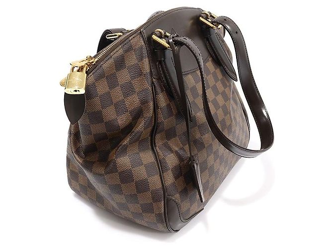 Louis Vuitton Bolsa de Ombro Verona MM em Canvas Damier Ebene Marrom - vista 2