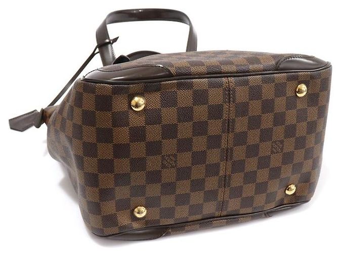 Louis Vuitton Bolsa de Ombro Verona MM em Canvas Damier Ebene Marrom - vista 4