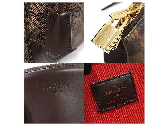 Louis Vuitton Bolsa de Ombro Verona MM em Canvas Damier Ebene Marrom - vista 7