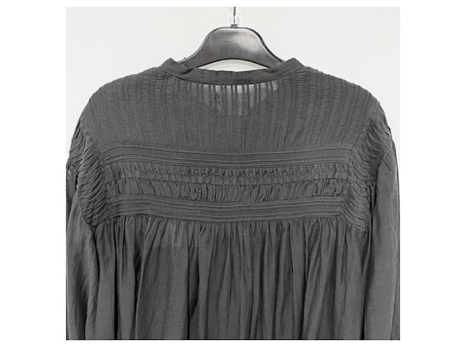 Isabel Marant Blusa de algodón PLALIA Negro - vista 13
