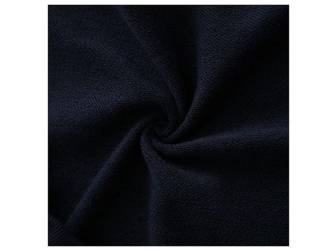 Céline Baumwoll-Fleece-Sweatshirt mit Paris-Druck Blau - Ansicht 10