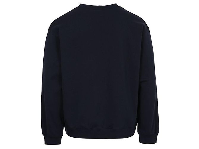 Céline Baumwoll-Fleece-Sweatshirt mit Paris-Druck Blau - Ansicht 6