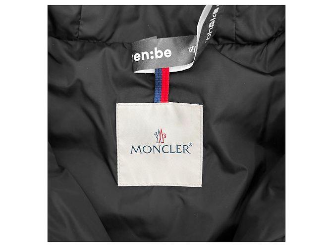 Moncler Chaqueta larga de plumas de piel de mapache para mujer Chloe negra Negro - vista 11