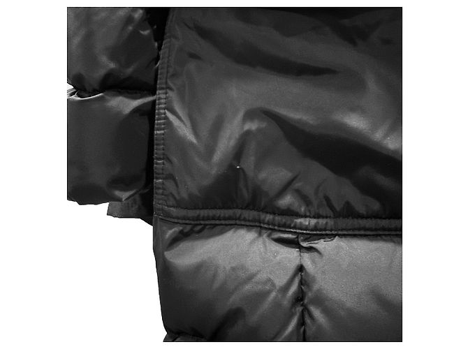 Moncler Chaqueta larga de plumas de piel de mapache para mujer Chloe negra Negro - vista 9