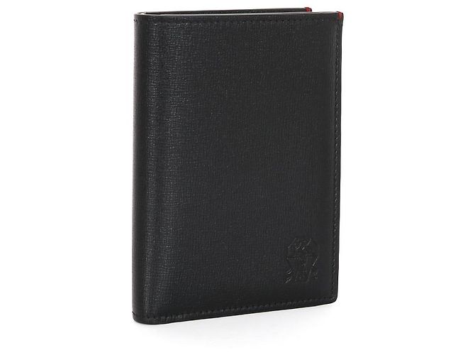 Brunello Cucinelli Grain Leather Passport Case Black - view 3