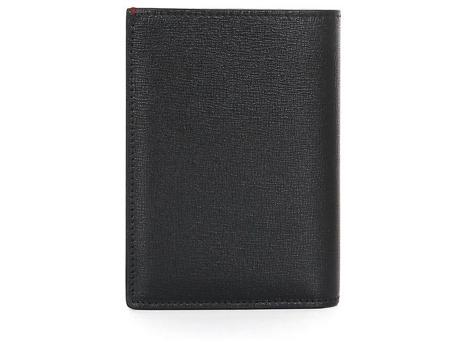 Brunello Cucinelli Grain Leather Passport Case Black - view 4