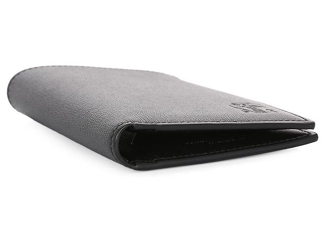 Brunello Cucinelli Grain Leather Passport Case Black - view 5