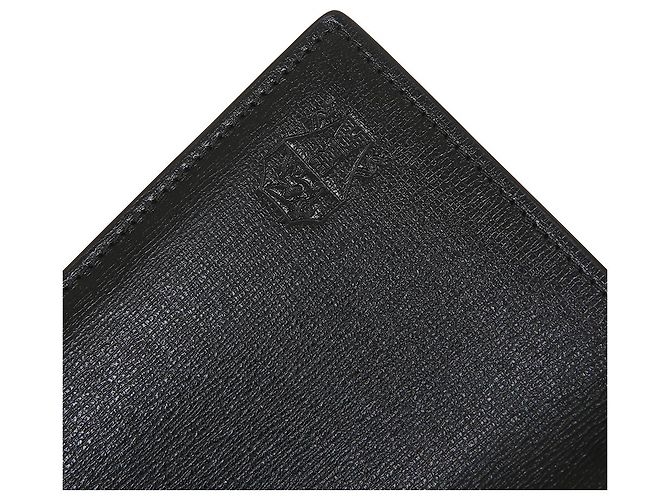 Brunello Cucinelli Grain Leather Passport Case Black - view 7