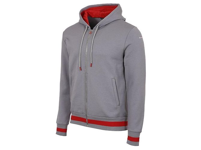 Kiton Set di pantaloni con cappuccio e zip a contrasto Marrone - vista 3