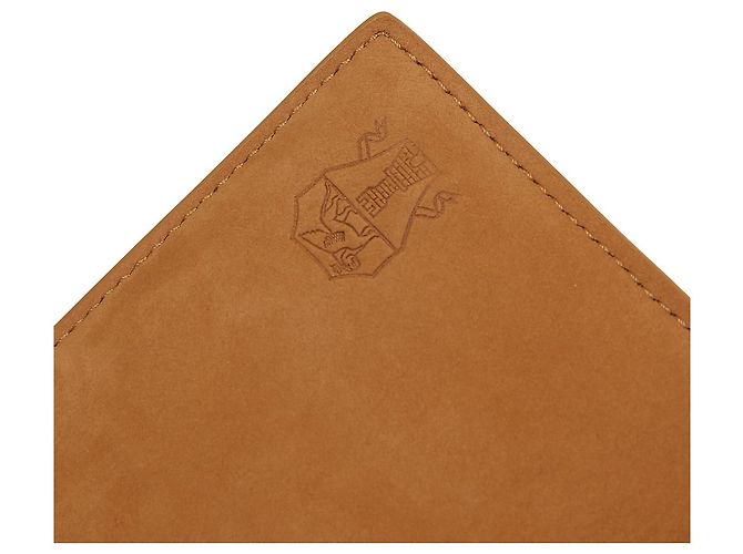 Brunello Cucinelli Nubuck Leather Passport Case Brown - view 7