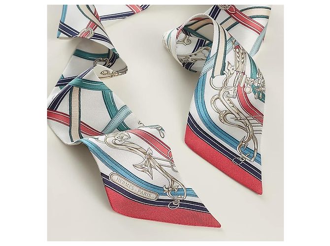 Hermès Lenço de seda lendário Twilly - vista 4