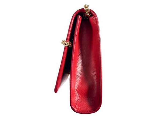 Salvatore Ferragamo Borsa a tracolla incrociata Gini Bow rossa per donna Rosso - vista 3