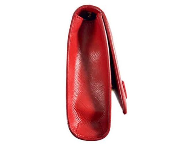 Salvatore Ferragamo Borsa a tracolla incrociata Gini Bow rossa per donna Rosso - vista 5
