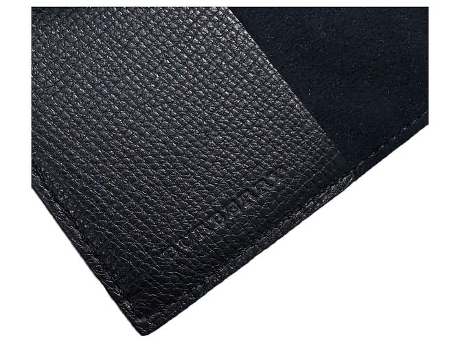 Burberry Python Calfskin Passport Holder Wallet Grey Black Brown - view 10