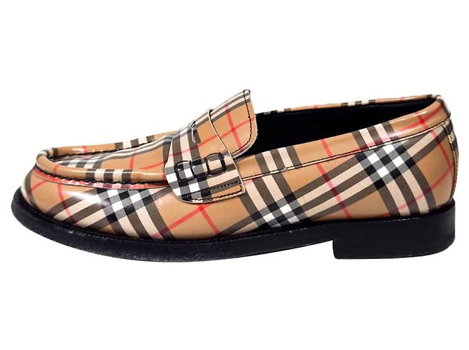 Burberry Mocassini piatti beige - vista 3
